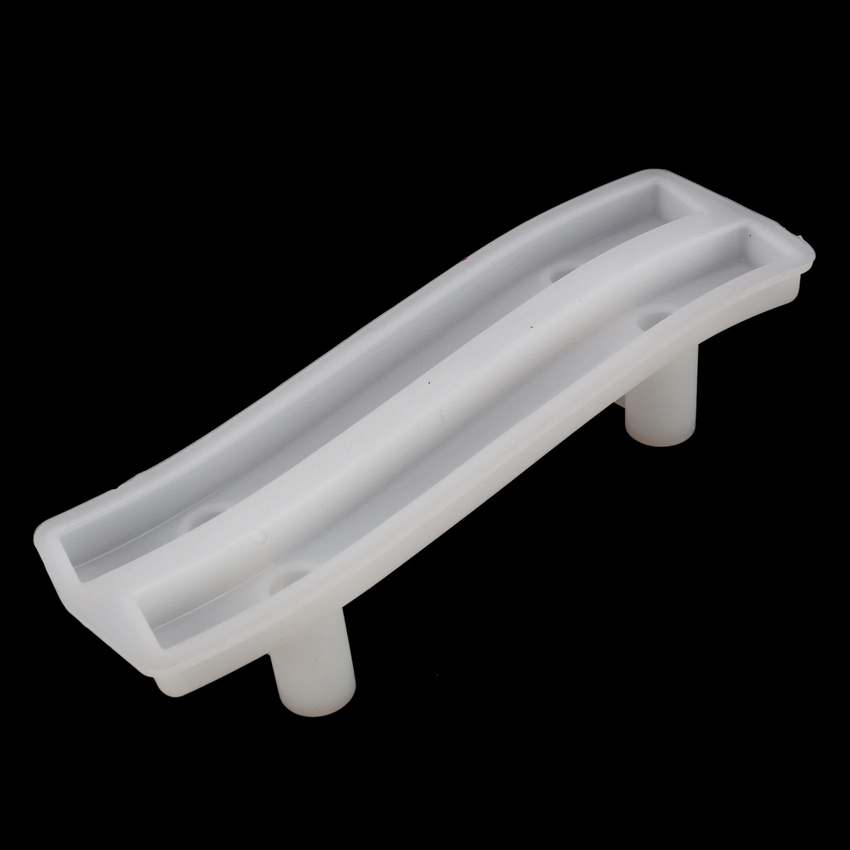 Superior 4 conjuntos de molde de resina de alça de bandeja, molde de fundição epóxi de silicone para maçanetas de porta de armário diy, puxadores de barra de gaveta, artesanato africano