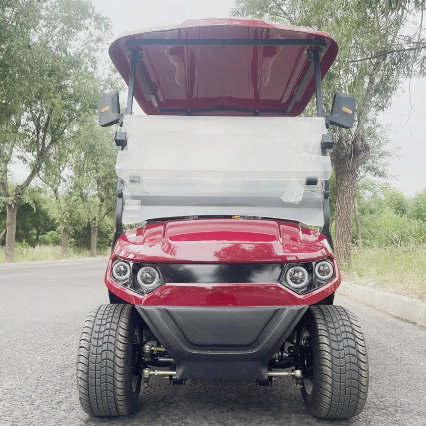 The Best Golf Cart 4 Seater Lithium battery 6/4+2 Seater Lithium Battery Golf Cart 72V Golf Carts Electric Luxurious Golf Cart