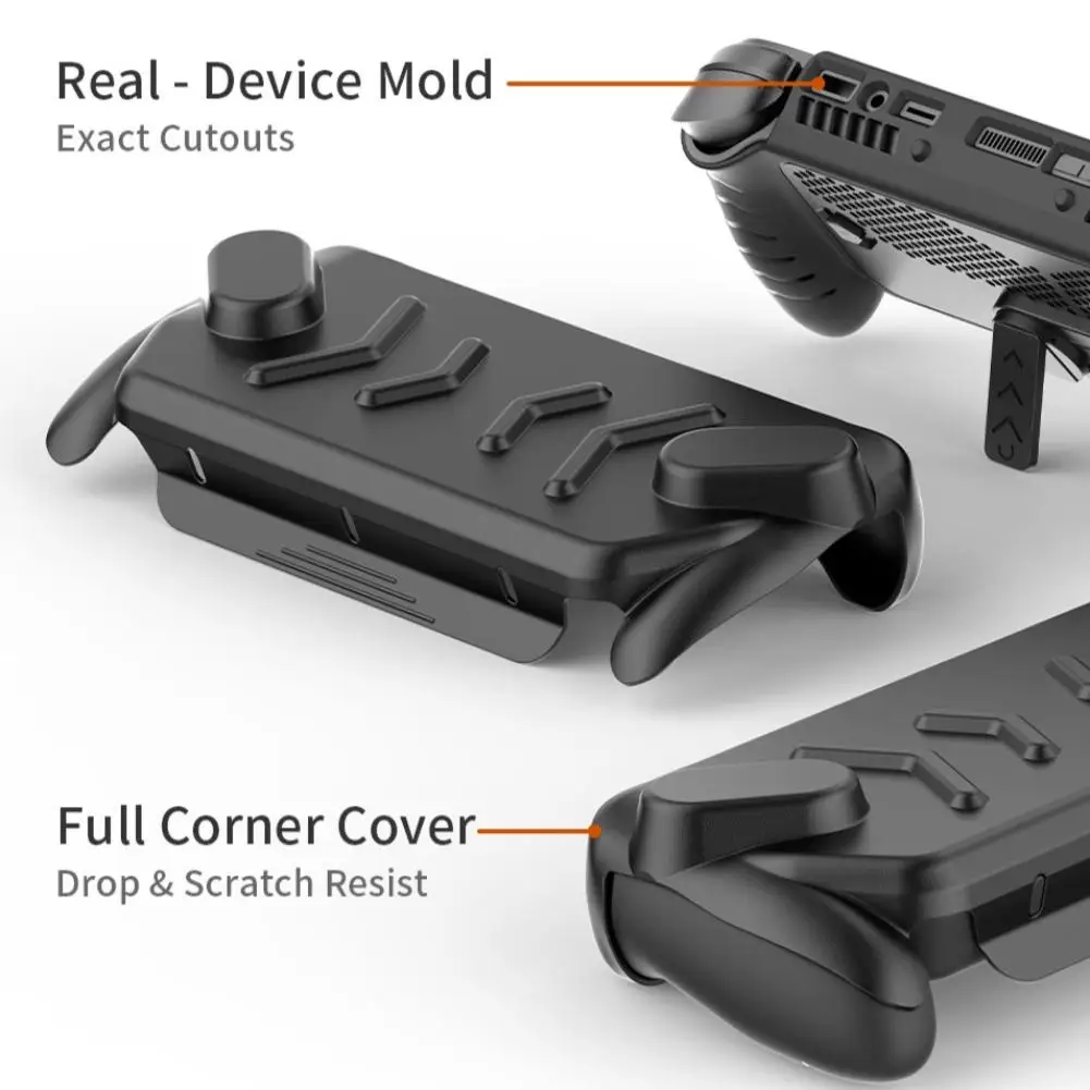 

Противоударный мягкий резиновый чехол Abstpu с регулируемым углом для Rog Xbo X Ally/X, чехол для портативной консоли из ТПУ с регулируемой подставкой