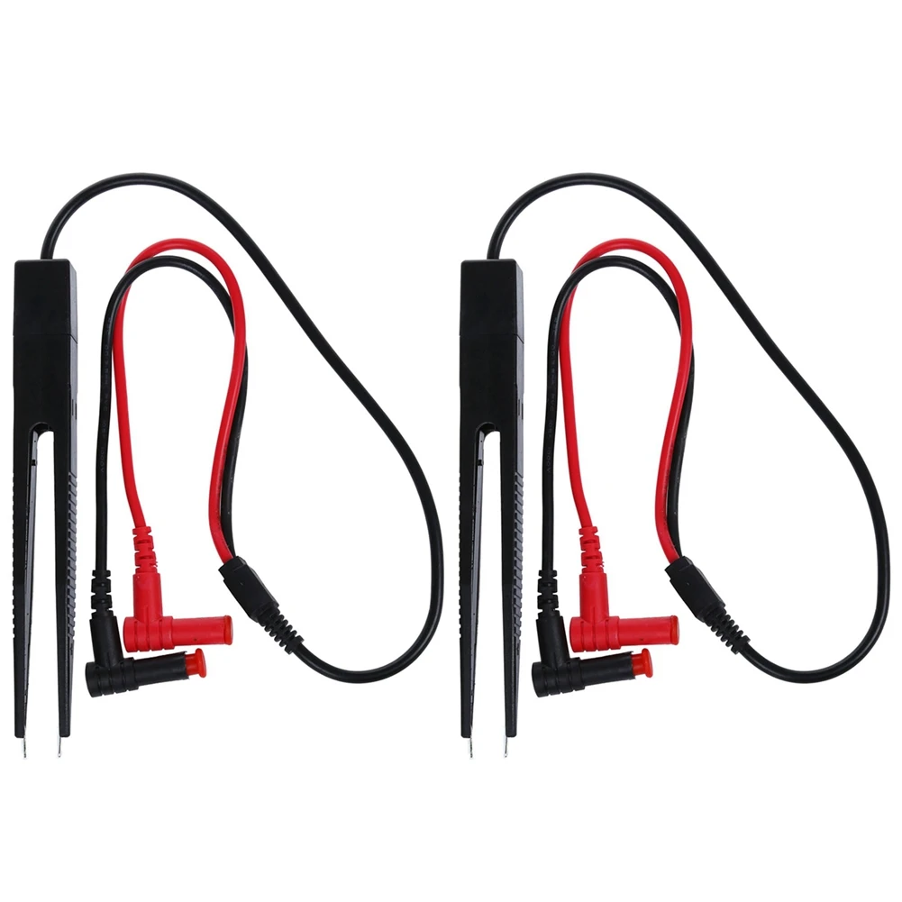 

ABUF-2X SMD Chip Test Clip Meter Lead Probe Multimeter Tweezer Capacitor Resistance