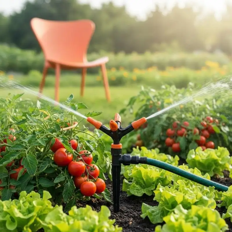 Sprinkler Nozzle 360 Degree Automatic Rotating Water Spray Garden Lawn Automatic Sprinkler Garden Watering Irrigation Supplies