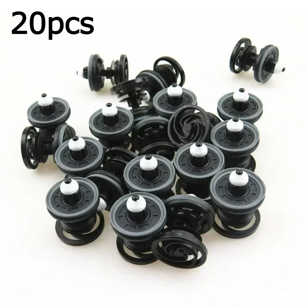 20pcs Interior Car Door Retainer Trim Panel Clips Push Type For VW VOlkswagen PassatBus T5 Taureg Door Card Rivets Fastener Clip