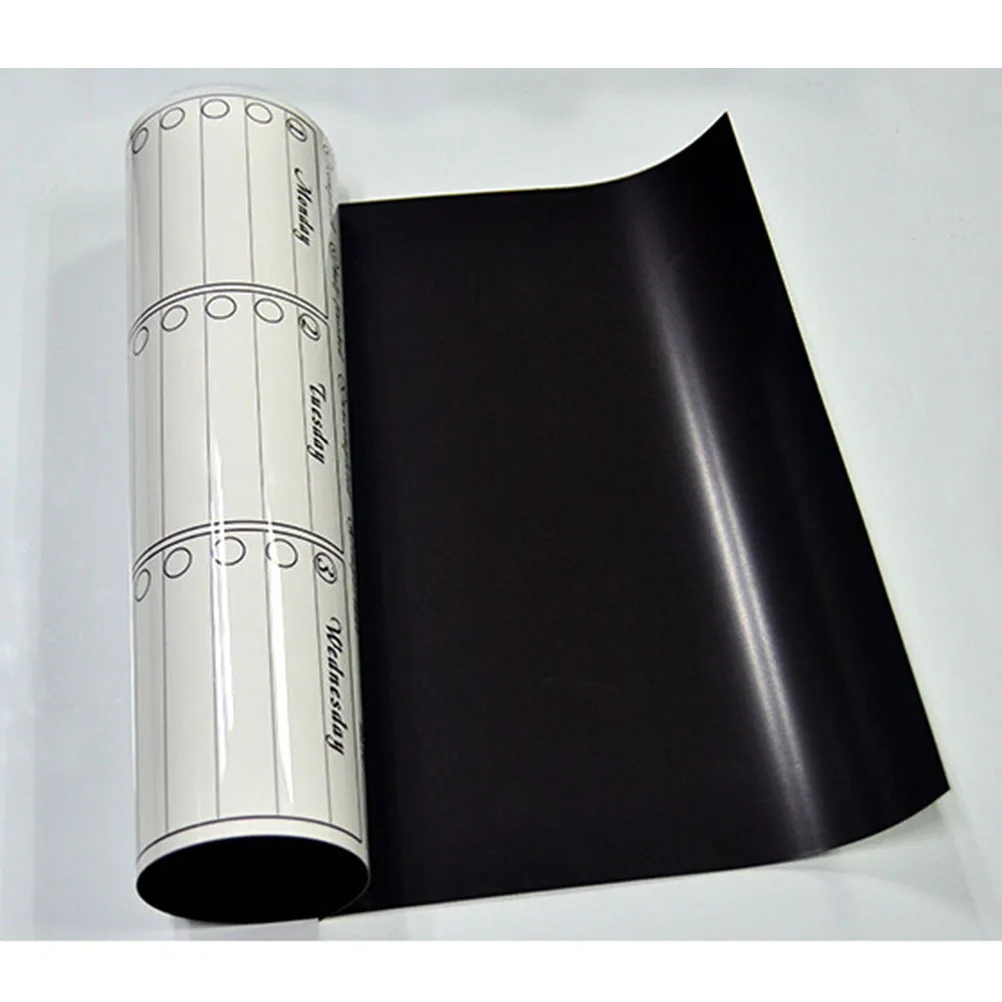 ملصقات الثلاجة المغناطيسية الأسبوعية للمسح الجاف، سبورة بيضاء مكونة من 9 مقصورات، منظم قابل للإزالة للقيام بقائمة قابلة للكتابة #3