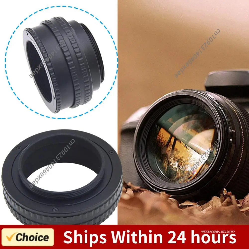 

Адаптер-хеликоид M42-M42 17-31 мм для объектива камеры с регулируемой фокусировкой, из алюминиевого сплава, макро-хеликоидный адаптер, макро-удлинительная трубка