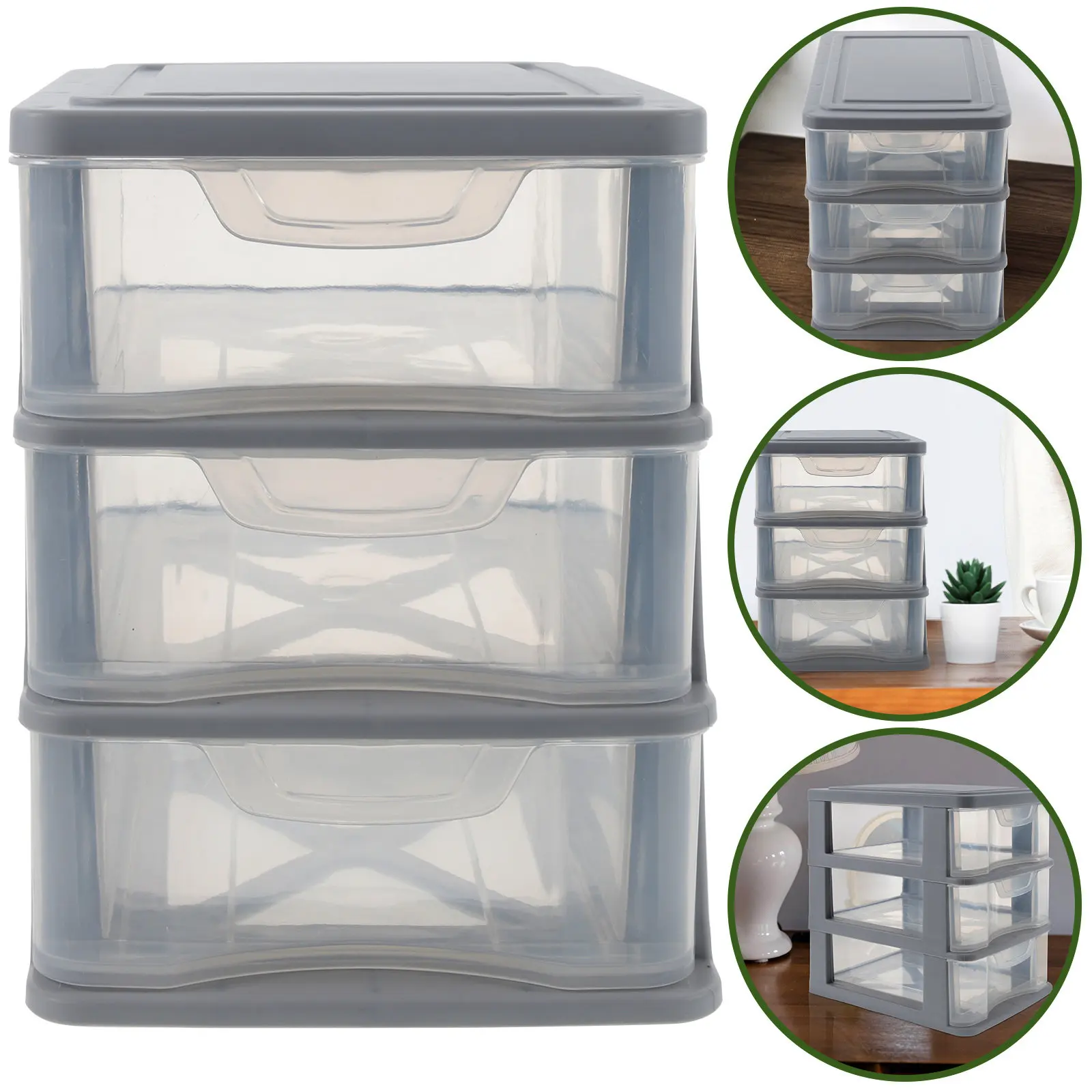 

Drawer Style Sundries Organizer Desktop Stationery Holder for Pens Tapes Ink Office Supplies Bedroom Study Room Decorative