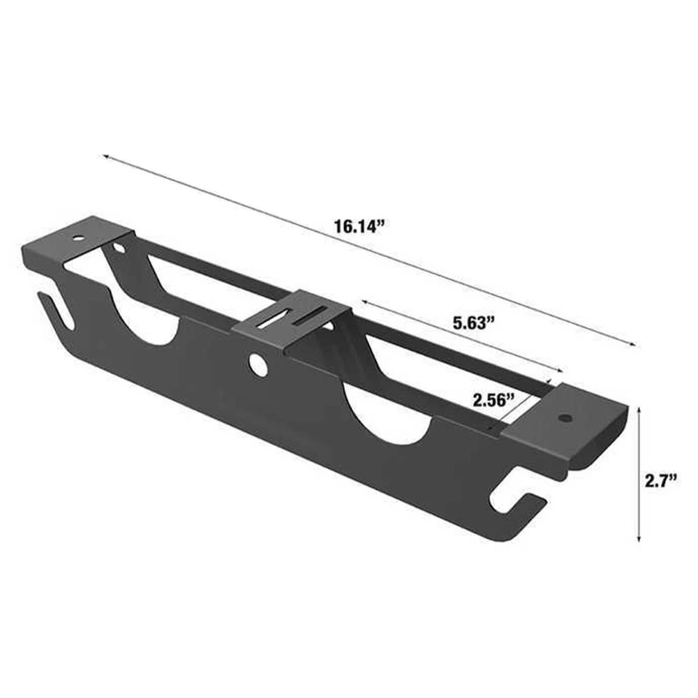 Suporte de parede para rebarbadora, 2 Bay Multipurpose Titular com Cabide Cord, chaves, cortadores, Garagem, Workspace