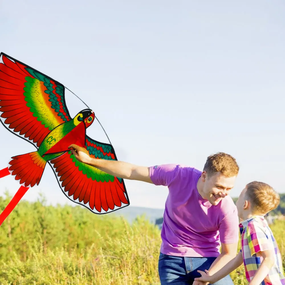 Steering Kite Traditional Butterfly Kite Outdoor Sports Butterfly Flying Kite with 15M Kite String 3D Kite Family Interaction