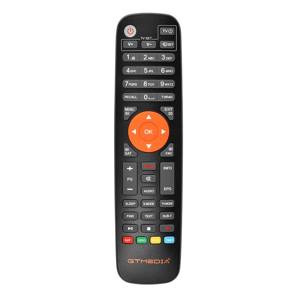 GTmedia remote control Mar for gtmedia v8x v9 prime v8 uhd and v7 Pro Exclusively for European countries