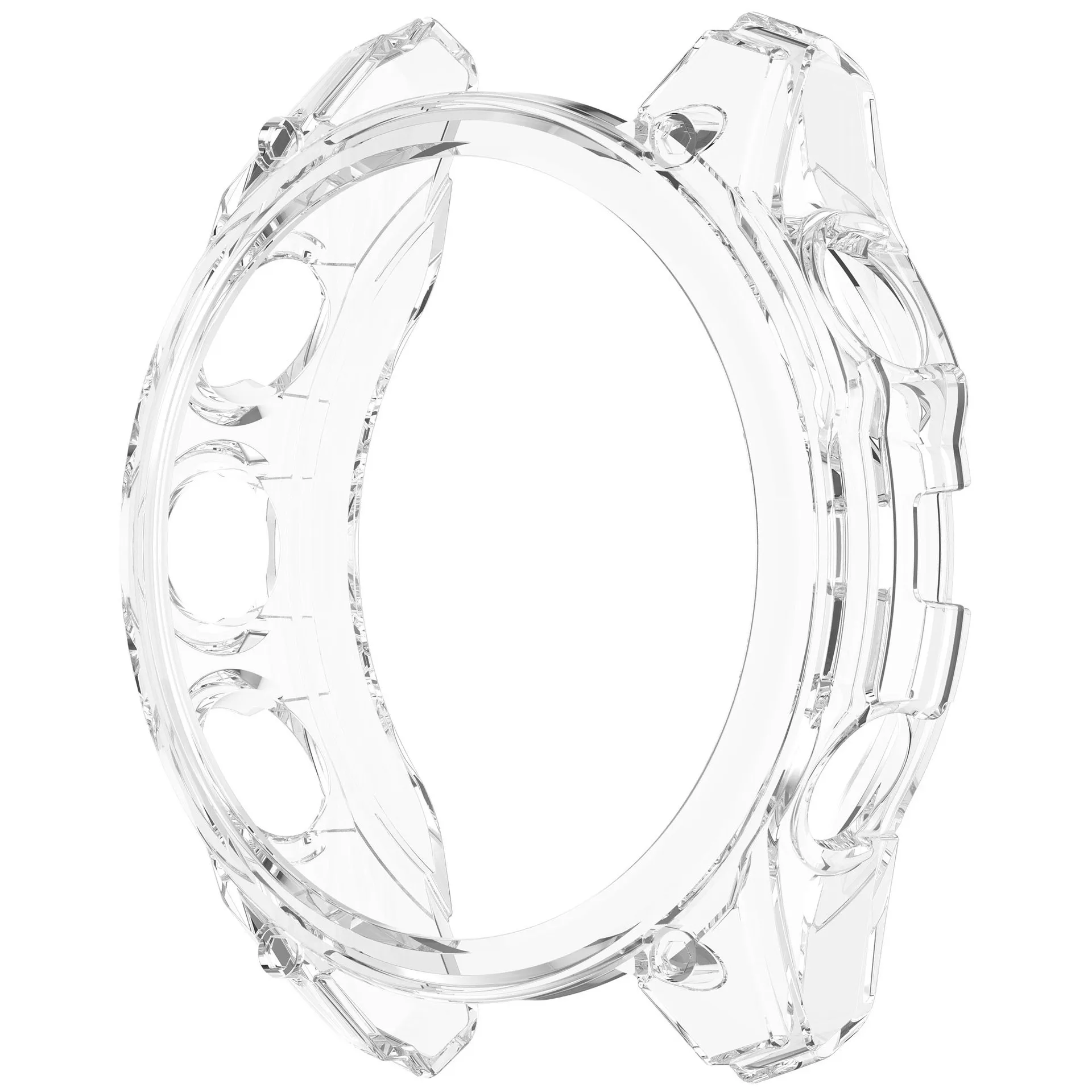 Capa protetora transparente tpu para garmin fenix 8 47mm 51mm fenix8 capa protetora de silicone macio acessórios de concha de relógio