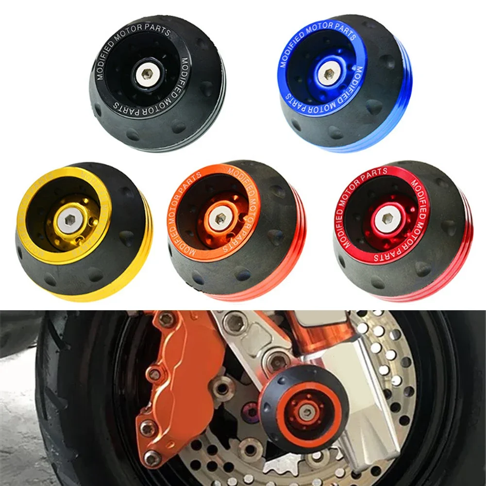 

CNC Molding Sliders Aluminum Fork Sliders Accident Protection Cushioning Crash Pads Easy Installation For Mopeds