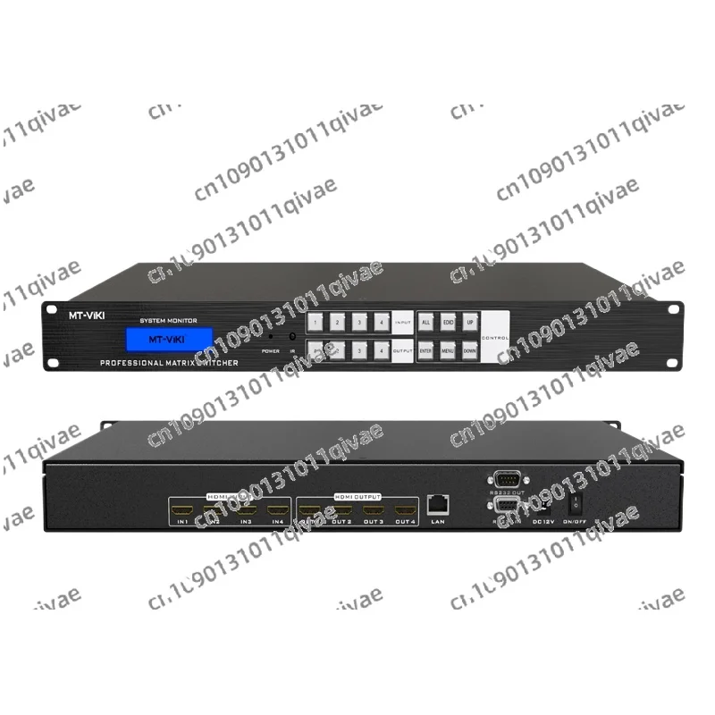 

Matrix video conference server 8 In 8 out HD matrix seamless switch controller 16 way MT-HD44LH HD4X4 HD0808