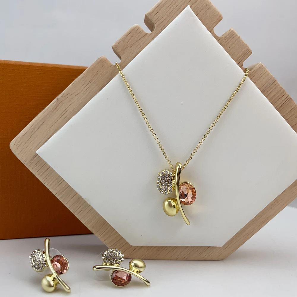 

Yuminglai Beautiful Pendant and Earrings Women's Fine Jewelry Set FHK22626
