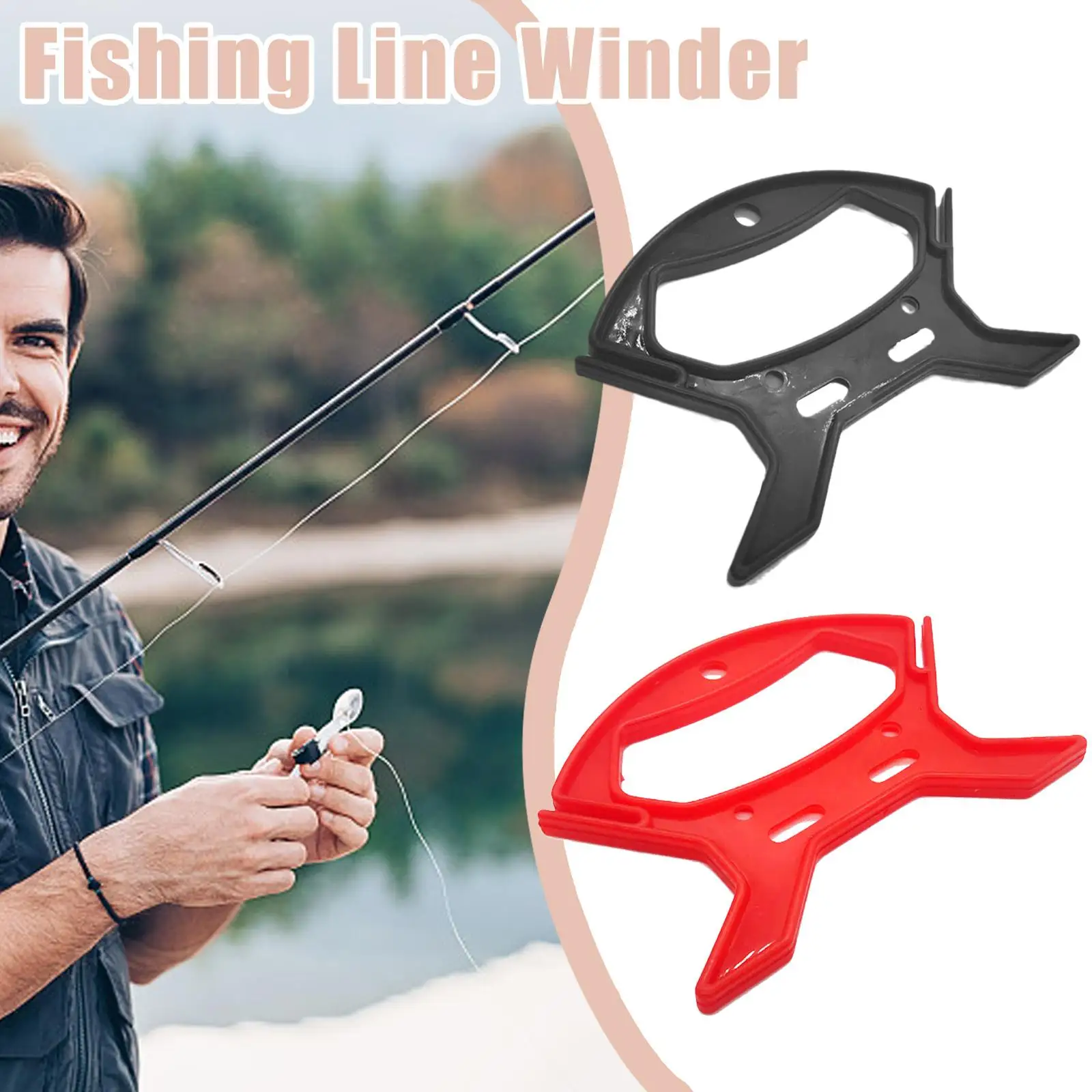 Plastic Fishing Line Winder Fish Winding Storage Boards Carps Plate Crucian Fishing Hook Tool Holders Line Wire Trace Lure Y6r5