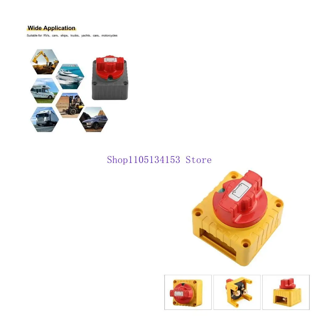 

hg89 Battery Disconnect Switch,12V/24V 300A Battery Power Cuts Masters Switch Disconnect Isolator for Car, Vehicle