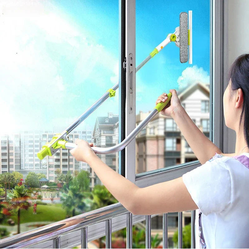 

Upgraded Telescopic High-rise Window Cleaning Brush, Glass Cleaner, Washing Window Dust Brush, Household Cleaning Tools, Hot