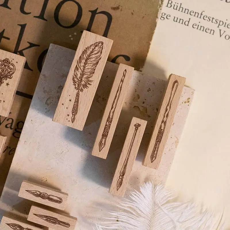 

Loidesign винтажная ретро-ручка для ключей Lily Of Valley резиновый штамп для планировщика DIY Скрапбукинг фотоальбом изготовление карточек декоративные