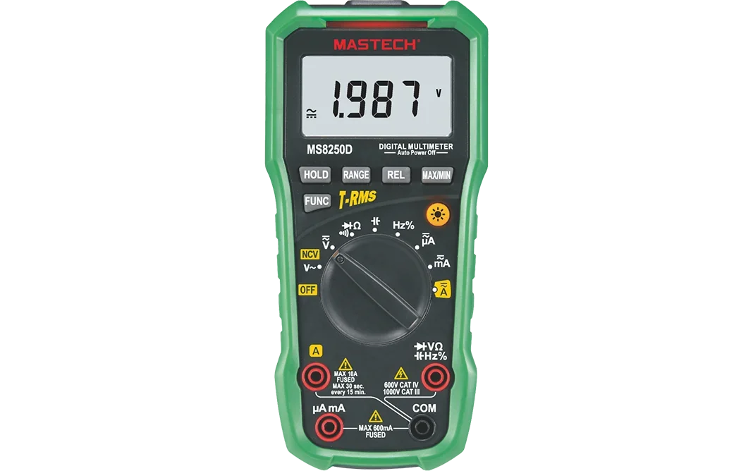 Mastech MS8250A/D MS8251A/B Digital Multimeter DMM Meter AC/DC Voltage Current Ohm Meter With Temperature Diode Continuity Teste