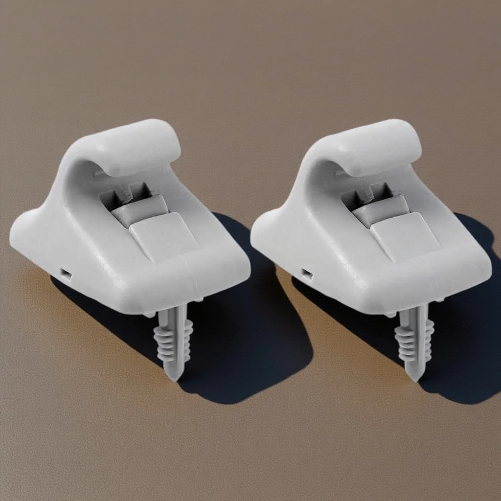 

2Pcs Sun Visor Mount Clip Reliable Holder Clip Versatile Use Modern Design Vehicle Visor Attachments Repair Solution