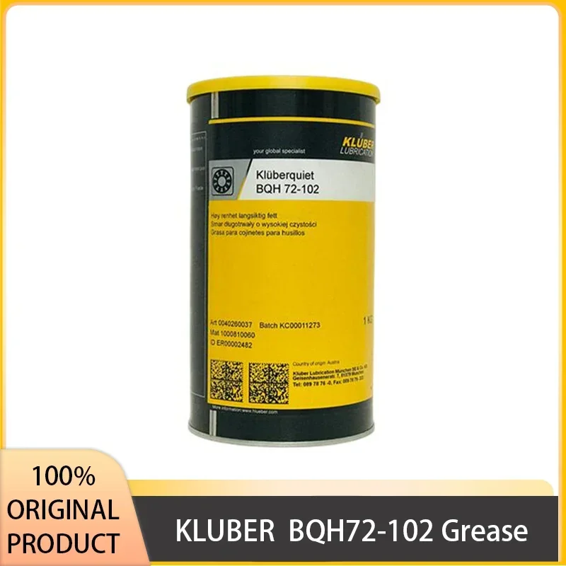 

KLUBER BQH72-102 BQH 72-102 Long Life High Purity Rolling Bearing Grease,Excellent Water Resistance Germany Original Product