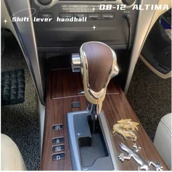 For NISSAN 2008-2012 ALTIMA TEANA Refit Gear Shift Head Automatic Shift Lock Gear Lever Wave Head Shift Lever Handball