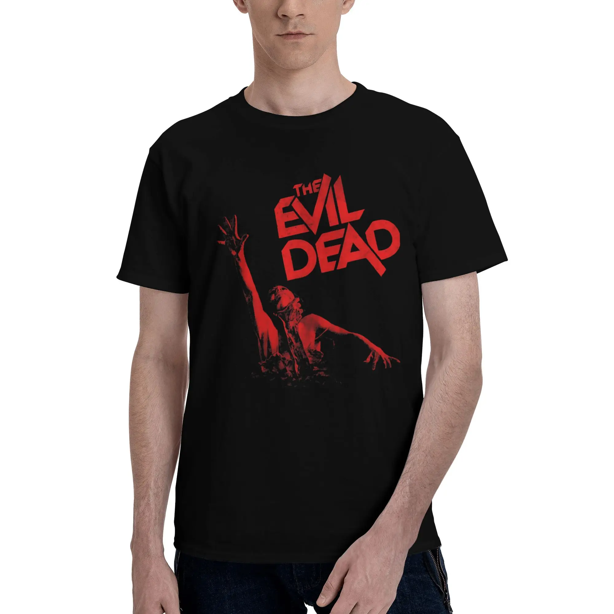 Men Women Graphic Printed Evil Dead Burn  Tee T Shirt 100% Cotton  T-shirts Clothing