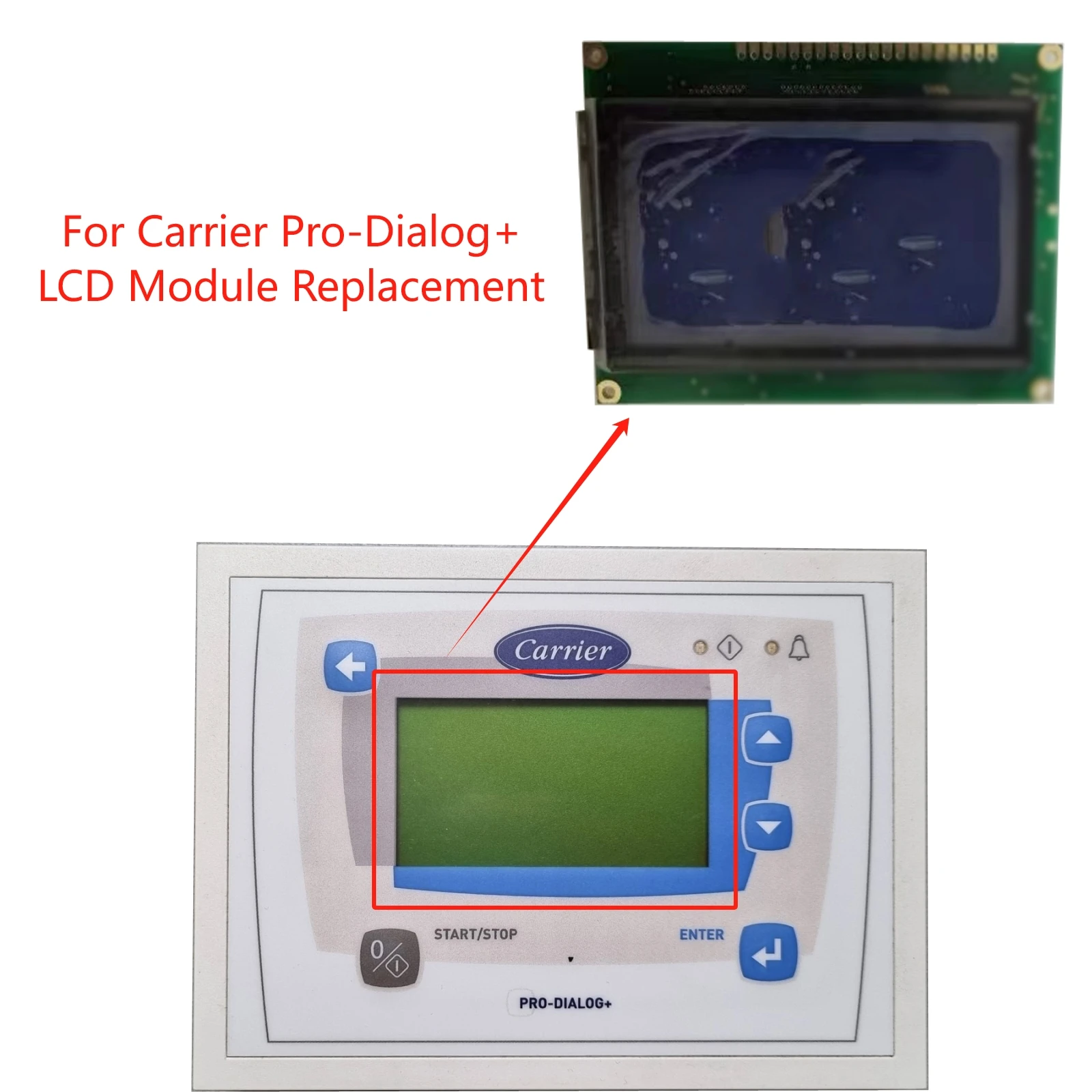 New LCD Module for Carrier Pro-Dialog+ Pro-Dialog Plus Replacement