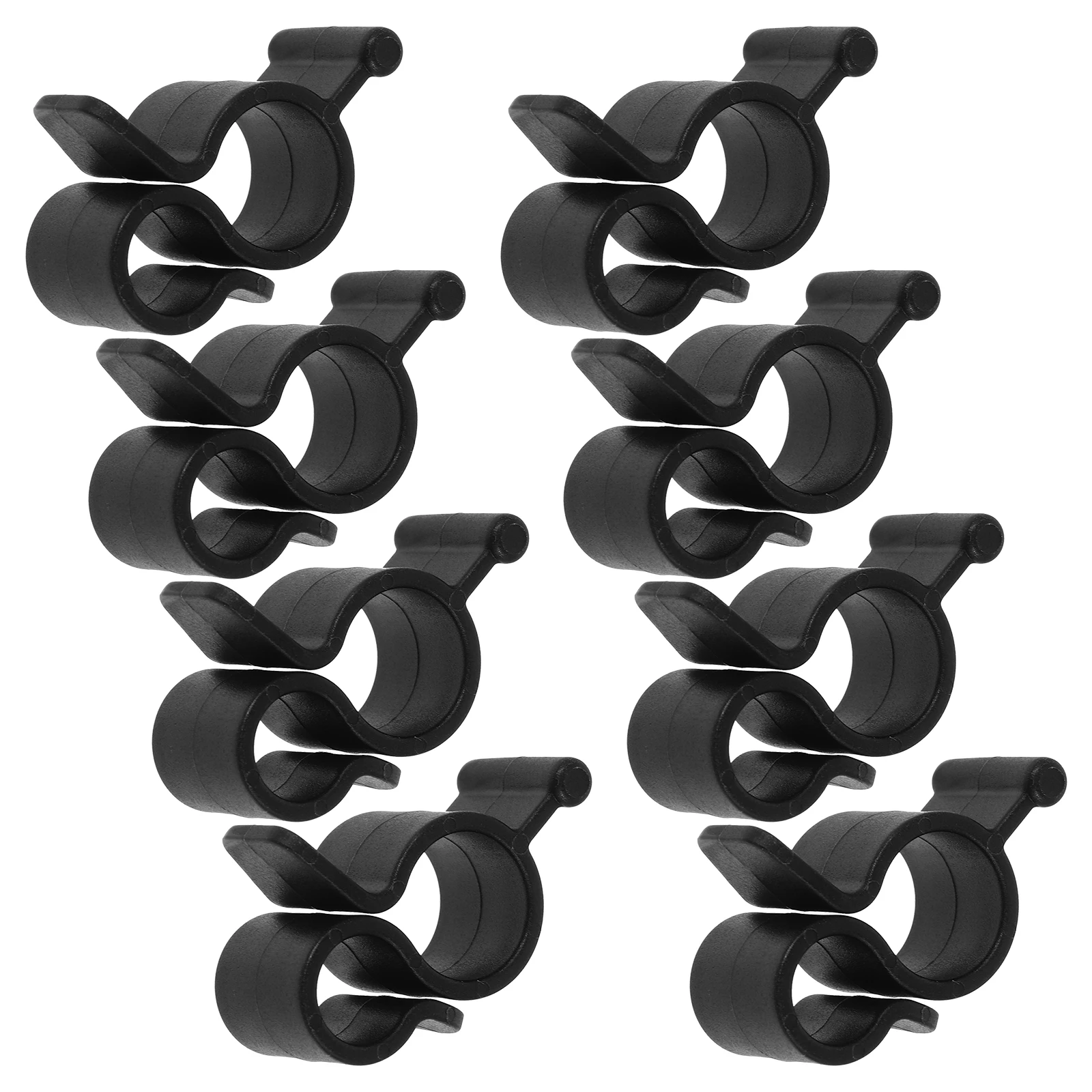 

8pcs Umbrella Holder for Car Trunk Black Plastic Hooks Multifunctional Design ganizer Van Accessories RV Storage Hook