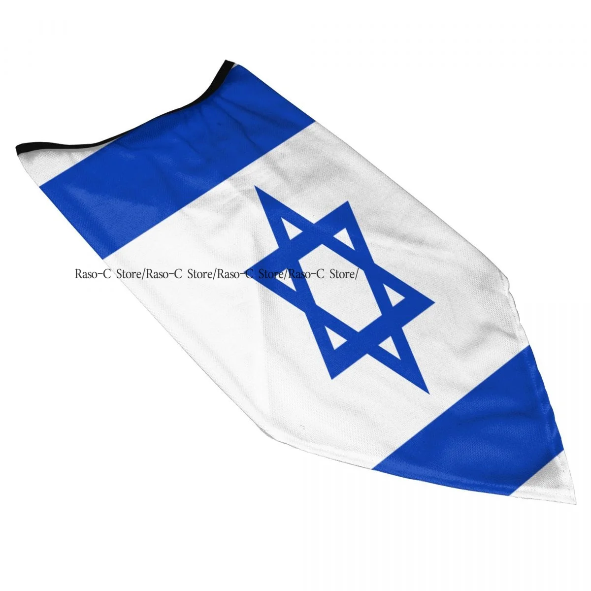 Windproof Dust Face Mask Flag Of Israel Breathable Ice Silk Neck Cover Balaclava Bandana Scarf Wrap