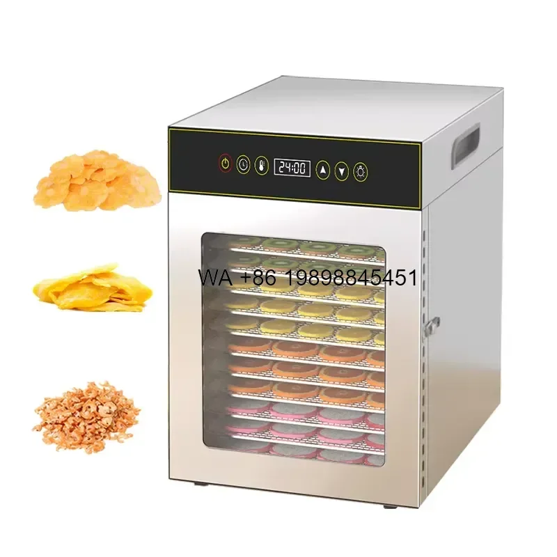 Wmwmnu 12 Tray Commercial Dehydrator New Design Compact Food Dryer for Noodles Nuts Snacks Small Business