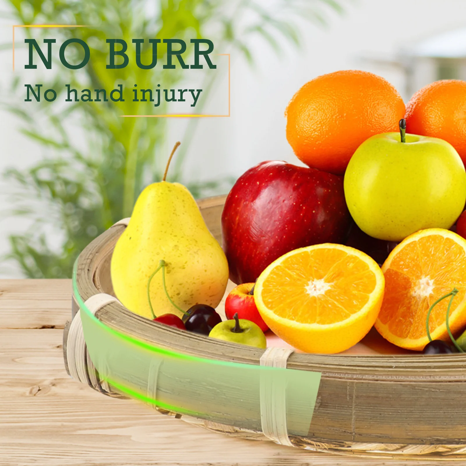 

3Pcs Bamboo Weaving Baskets Multi-Purpose Fruit Vegetable Storage Drying Racks Simple Design Home Kitchen Sundries