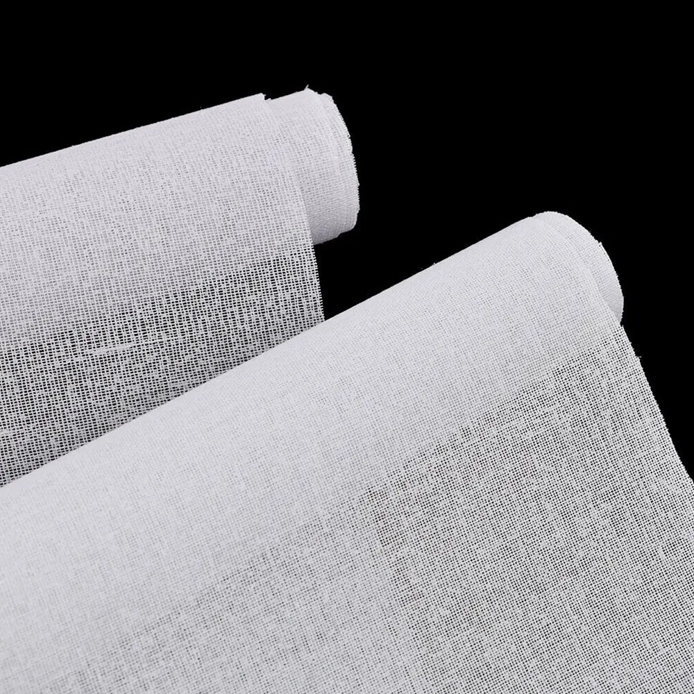 100X112cm Resin Adhesive Interfacing Fabric Iron On Lining Accessories Patchwork Sewing Materials DIY For Hat Bag Curtain Cloth