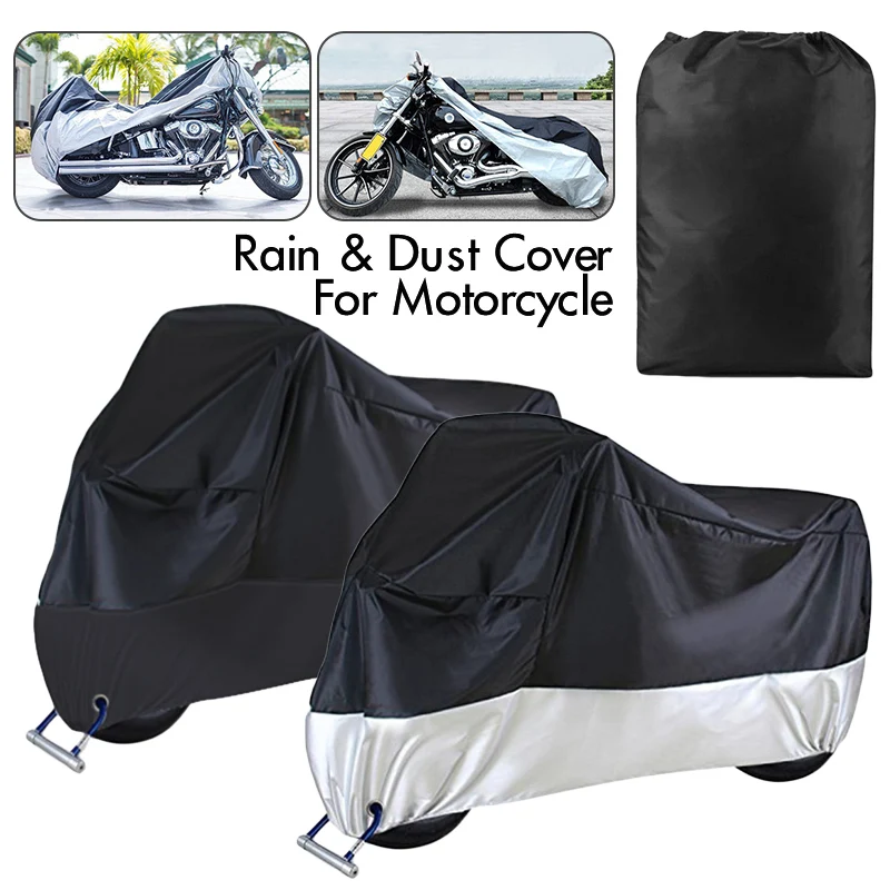 

S-4XL Motorcycle Cover Bike All Seasons Waterproof Dustproof UV Protective Outdoor Scooter Motorbike Snowmobile Rain Cover