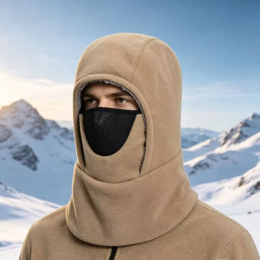 Fashion Thermal Balaclava Hat Breathable Multifunctional Ear Protection Hat Windproof Full Face Mask Outdoor Activities