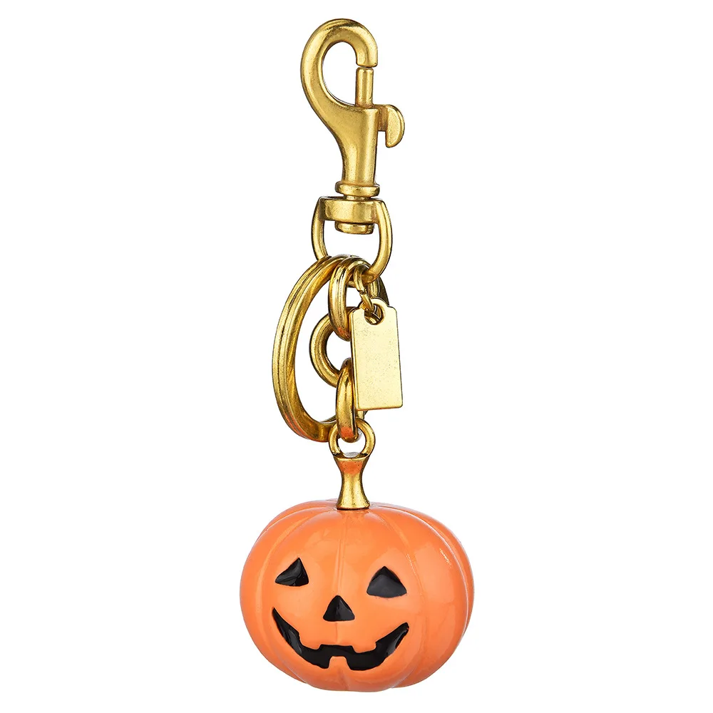 Halloween Pumpkin Skull Keychain Horror Ghost Keyring Bag Charm Pendant for Women Men Fashion Car Key Chain Accessories Gift