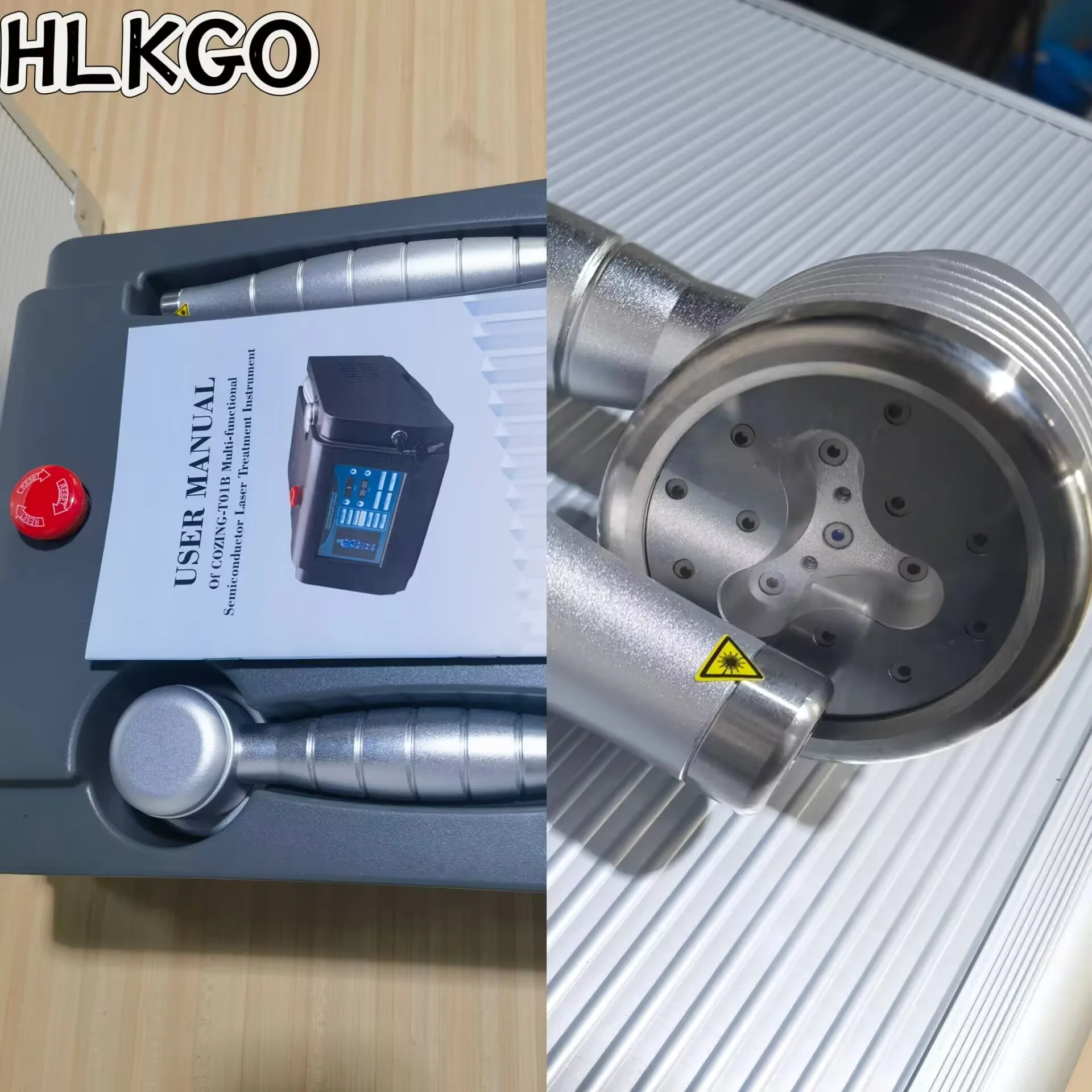 

Терапевтический лазер 808 нм класса 3B для физиотерапии - профессиональный аппарат LLLT для холодной лазерной терапии при болях в спине, коленях, плечах