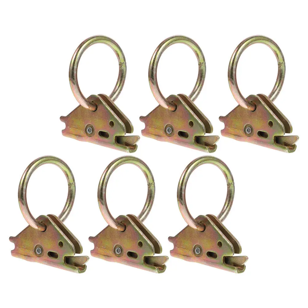 

6Pcs Cargo Anchor Heavy Duty Tie Down Rings for Trailer Pickup Truck Bed Heavy Duty O Rings Surface Mount Hooks Trailer