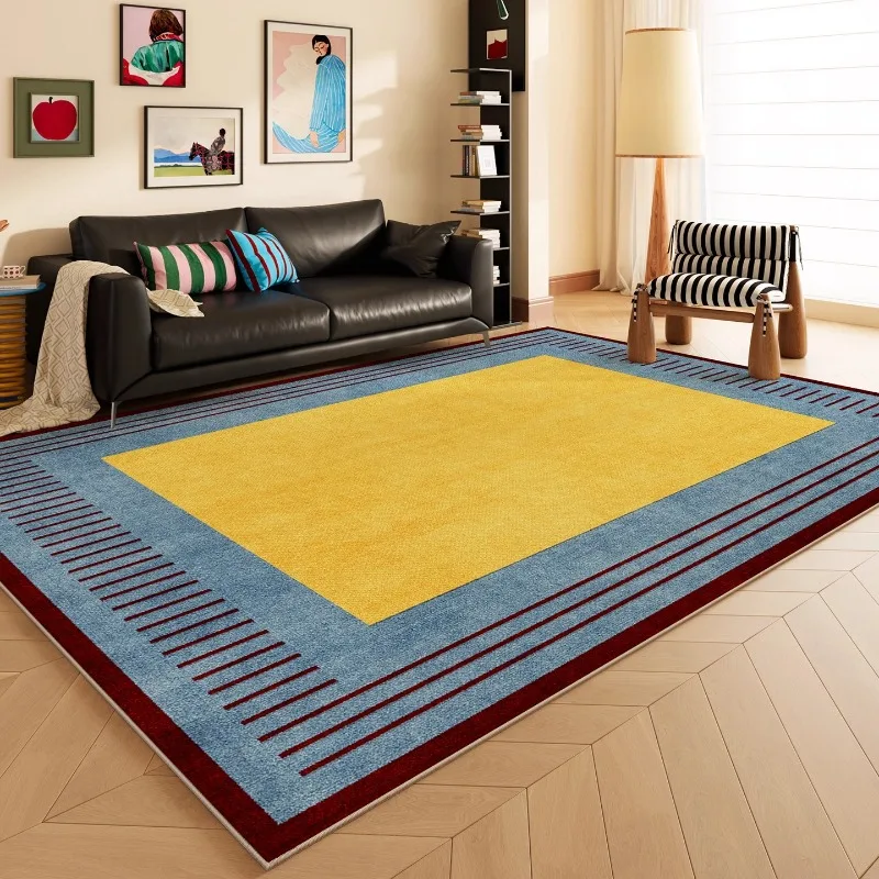 

Современное искусство Гостиная Ковер Геометрические линии Абстрактная спальня Регминималистский дизайн Негабаритный роскошный диван Коврики для журнального столика 러그