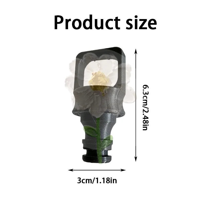 Garden Hose End Cap Holder Quick Connector Plug Hook 3D Printed Scratch Resistant for Outdoor RV Camping Water Supply