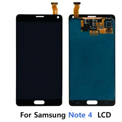 5.7'' SUPER AMOELD LCDs For Samsung Galaxy Note 4 N910T N910A LCD Display Touch Screen Digitizer Assembly Repair Parts