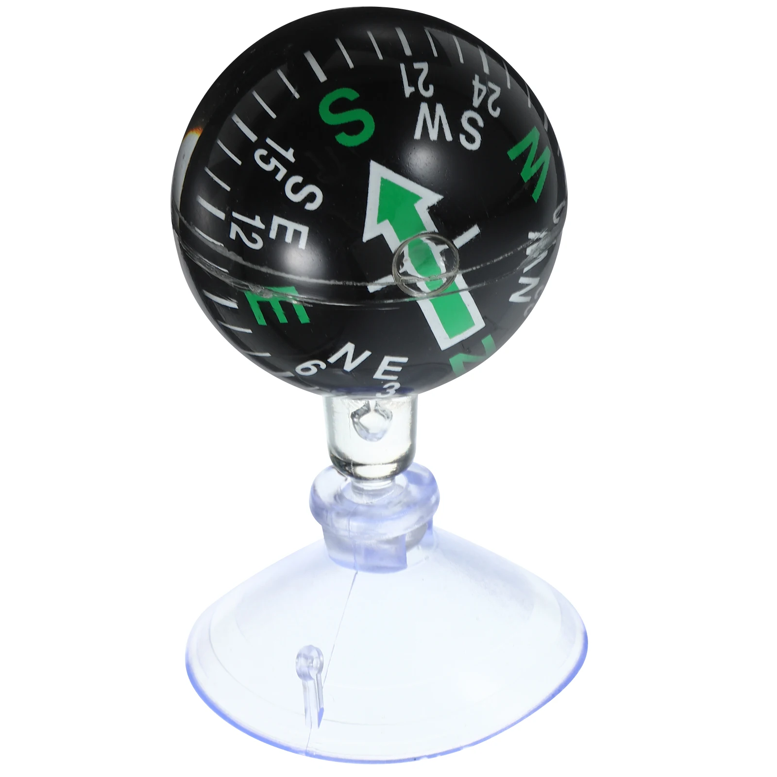 

38mm Car Ball Compass Spherical Design Stable Material Dash Mount Boat Marine Small Portable Compass For Dash Mount Adjustable