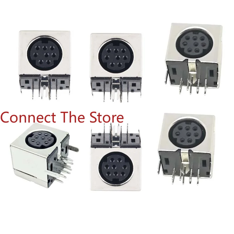 

10PCS MINI DIN8P Socket S Terminal 8P All-inclusive Female MDD8P MDC8P Computer PS2-8P