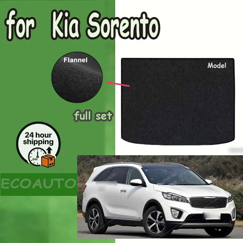 

Коврик в багажник PRIMEMAT для Kia Sorento 2015-2018, поддон для груза, защита пола багажного отсека