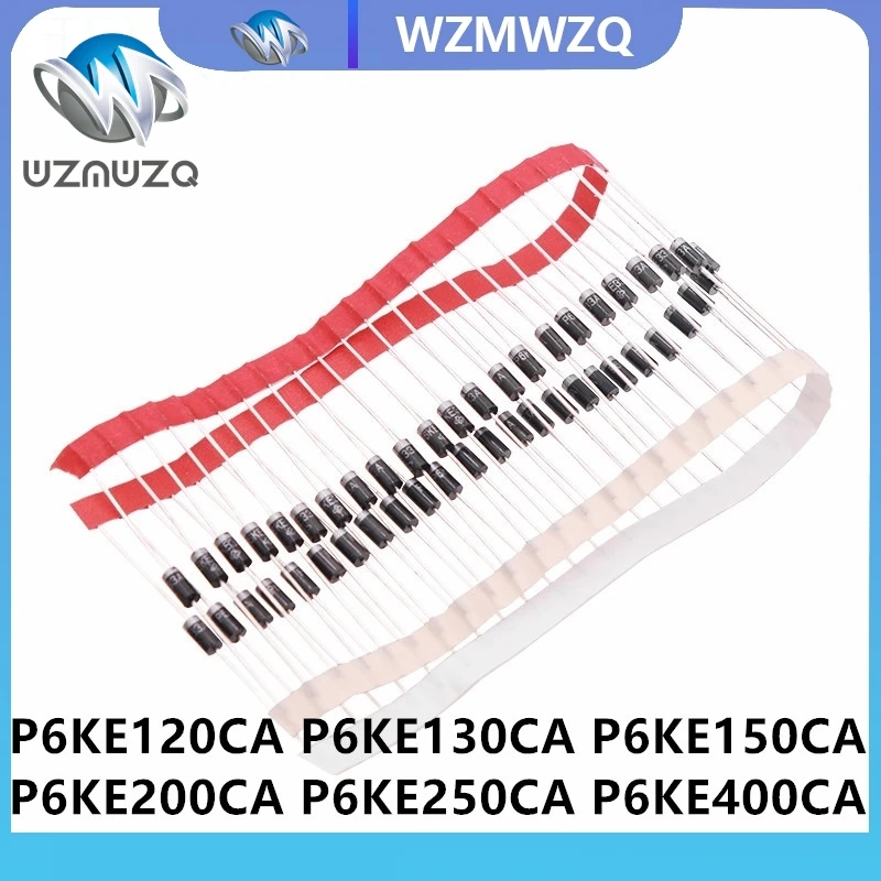 20 قطعة/الوحدة غير القطبية P6KE TVS ديود DO-15 P6KE120CA P6KE130CA P6KE150CA P6KE200CA P6KE250CA P6KE400CA P6KE440CA P6KE6.8CA