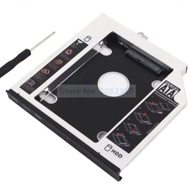 2nd Secondary 2.5 HDD Hard Drive Optical bay Caddy Frame Bracket for HP ProBook 4320s 4321s 4325s 4326s 4420s 4421s 4425s 4426s