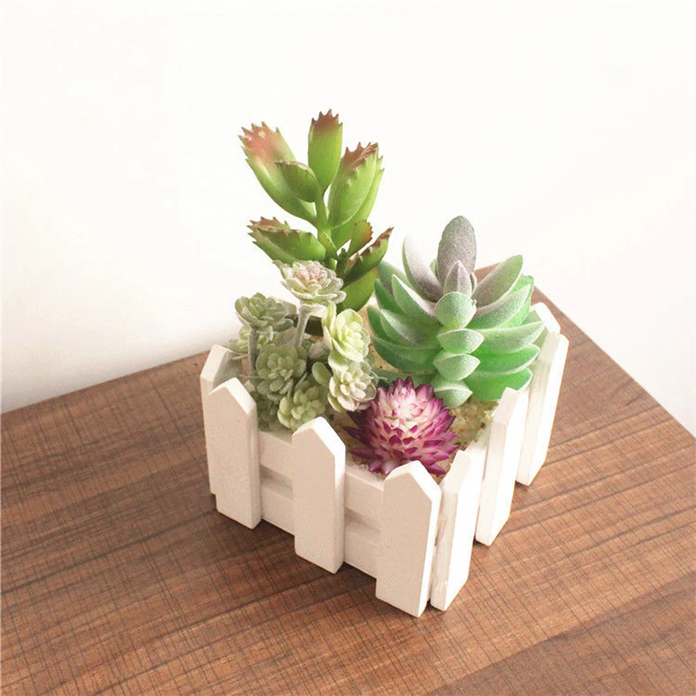 

Potted Succulents Fake Bonsai Simulation Flower Plant Decoration Garden Farm Houses Plastic Ornament