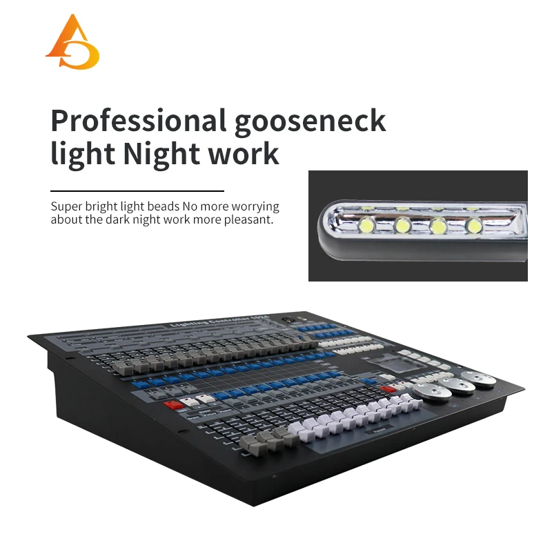 DMX Console 1024 Channels With Case For Professional Stage Lighting Control DJ Disco Nightclub Concert