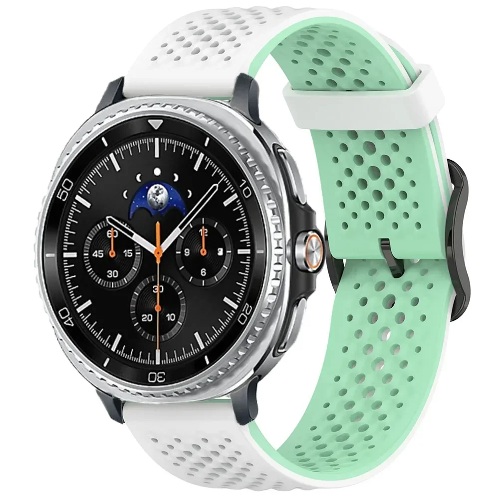 Silicone Strap for Samsung Galaxy Watch 8 Classic 46mm/8 40mm 44mmfor Soft Breathable Wristband for Galaxy Watch Ultra 47mm 2025