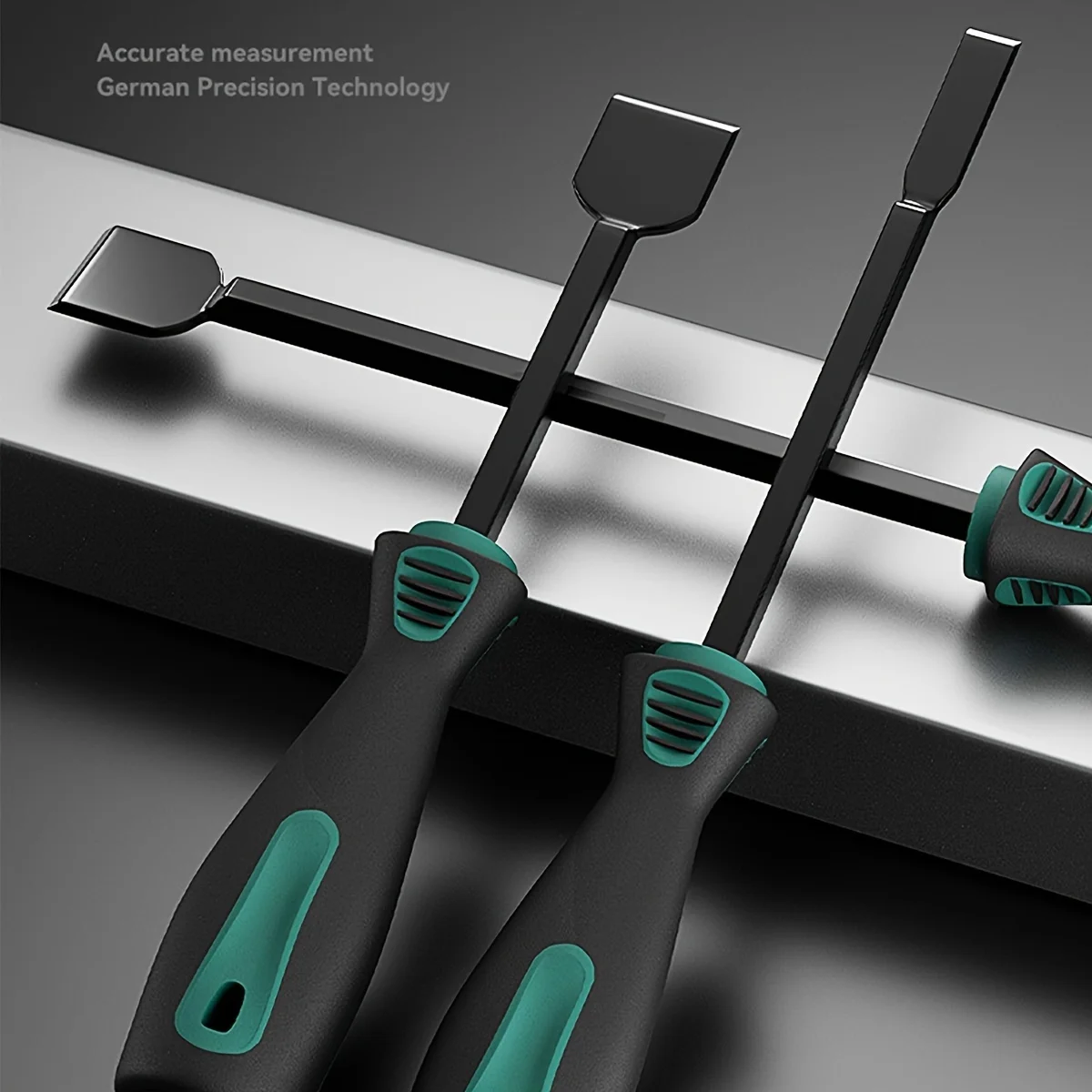

3pcs Carbide Scraper Set,8/10/12inch Scraper with Non-Slip Rubber Handle for Remove Gaskets,Carbon and More from Varied Surfaces