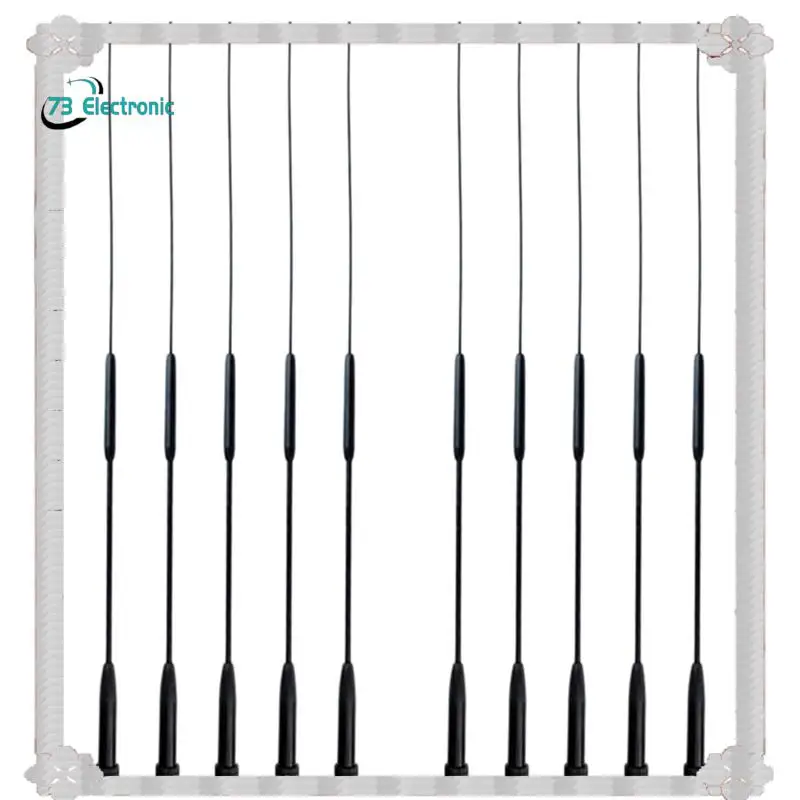 

24-часовая доставка 10X RH-901S Антенна VHF UHF 144/430/900 МГц Мужская двухдиапазонная антенна для рации Baofeng UV-3R Двусторонняя Walki