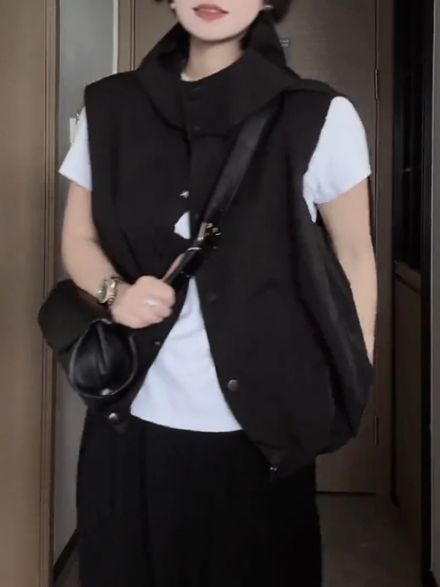 

Women's Svel Hooded Jaet Vest Summer New Thin Casual Sports Outdoor ort oulder Workwear Vest Thin Material Coat